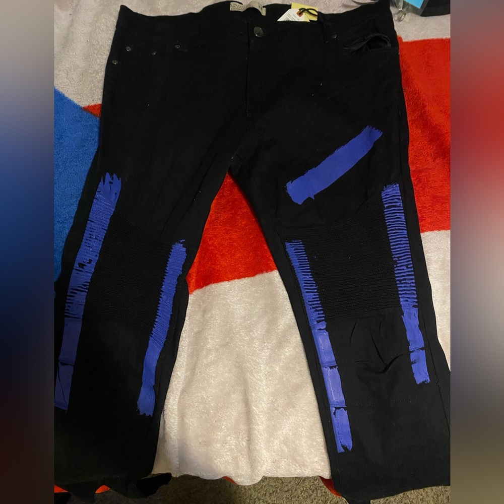 Black and Blue Jeans